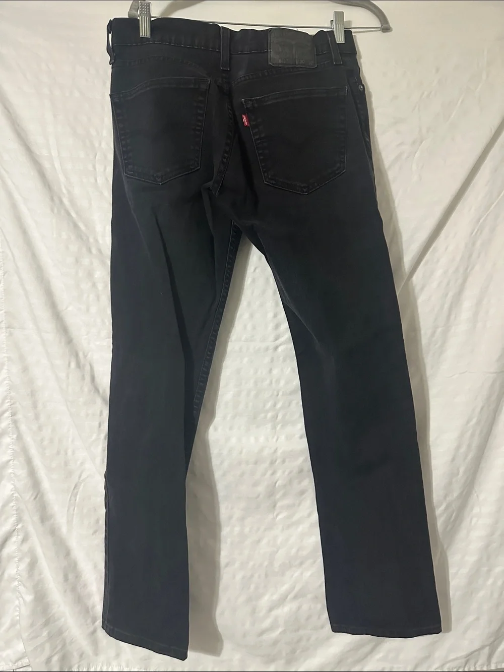 Levi's Men's Black Slim Straight Jeans